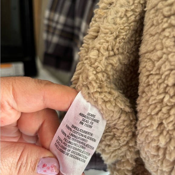 🩶New Outdoor life🖤flannel men’s shirt size(S/C) - Picture 5 of 10